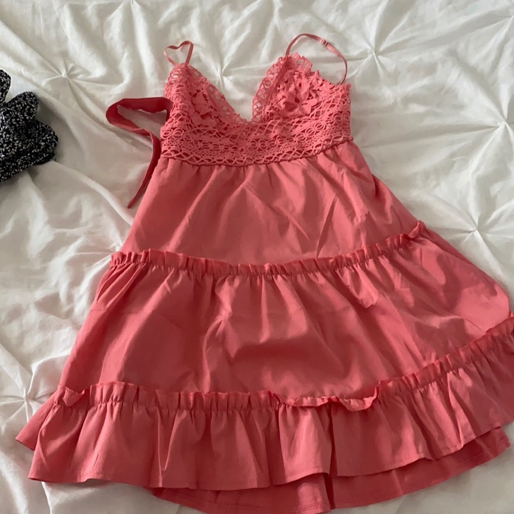 Pink summer dress